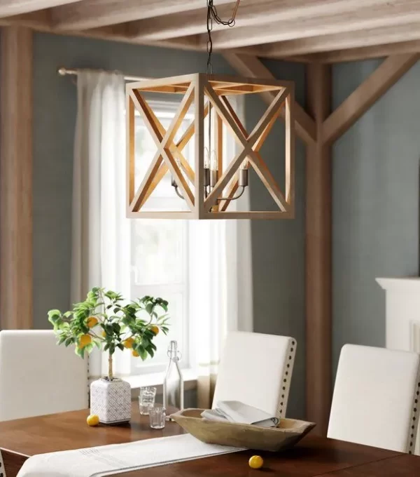 Как подобрать деревянные светильники к цвету стен и мебели