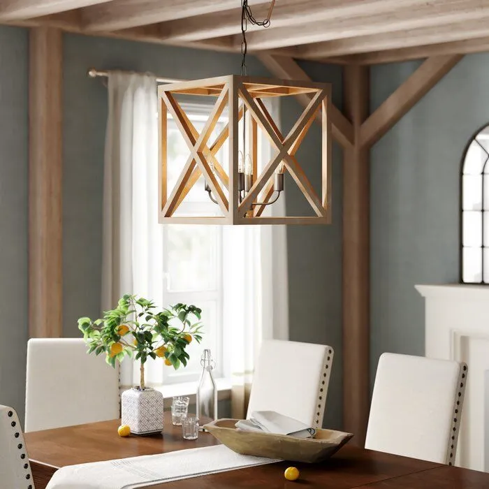 Как подобрать деревянные светильники к цвету стен и мебели